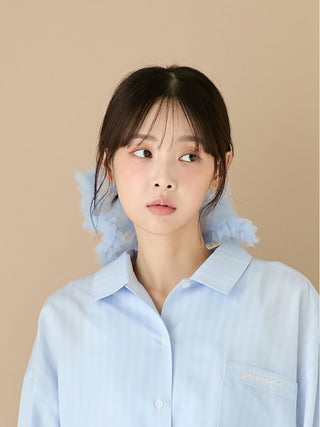 Voluminous Frill Tulle Hair Scrunchie