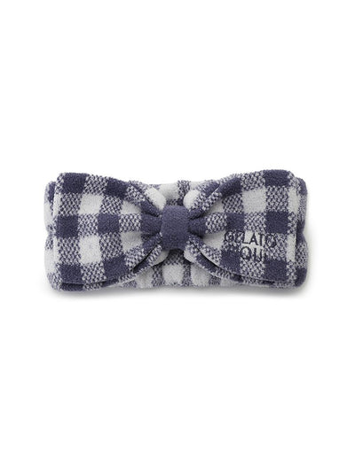 Gingham Hairband gelato pique