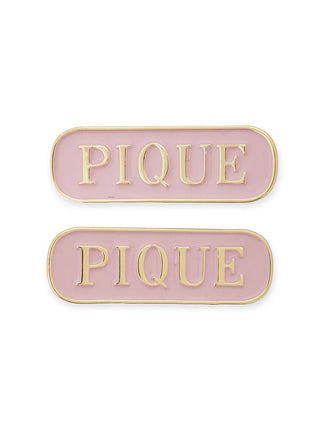 Logo Hair Clips Set