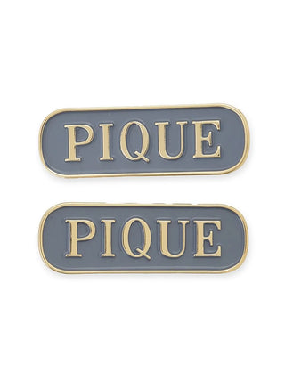 Logo Hair Clips Set