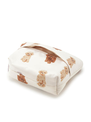 Toy Poodle Pattern Tissue Pouch- Women's Loungewear Bags,Pouches,Eco Bags & Tote Bags at Gelato Pique USA