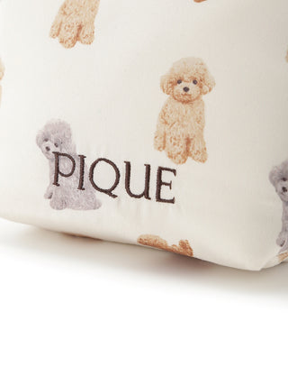 Toy Poodle Pattern Tissue Pouch Brand- Women's Loungewear Bags,Pouches,Eco Bags & Tote Bags at Gelato Pique USA
