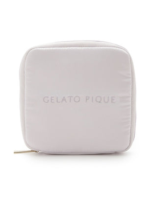 Logo Square Pouch- Women's Loungewear Bags, Pouches, Eco Bags & Tote Bags at Gelato Pique USA