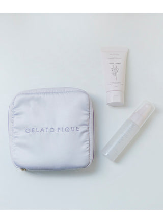 Logo Square Pouch- Women's Loungewear Bags, Pouches, Eco Bags & Tote Bags at Gelato Pique USA