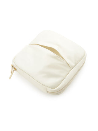 Logo Square Pouch- Women's Loungewear Bags, Pouches, Eco Bags & Tote Bags at Gelato Pique USA