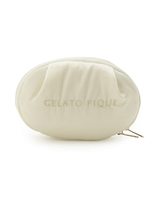 Logo Oval Pouch- Women's Loungewear Bags, Pouches, Eco Bags & Tote Bags at Gelato Pique USA