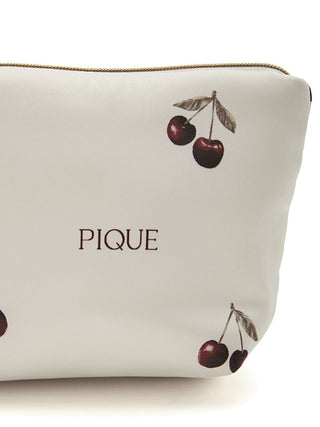 Urban Cherry Pattern Tissue Pouch in Off White, Women Loungewear Bags, Pouches, Make up Pouch, Travel Organizer, Eco Bags & Tote Bags at Gelato Pique USA