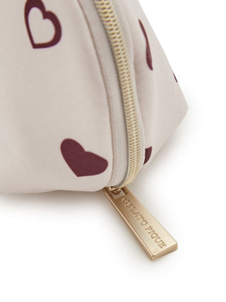 Heart Pattern Pouch Bag, - Women's Loungewear Bags,Pouches,Eco Bags & Tote Bags at Gelato Pique USA