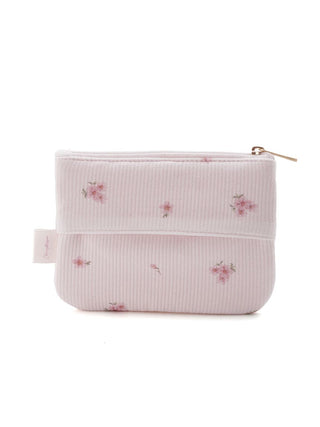 SAKURA Tissue Pouch in pink, Women Loungewear Bags, Pouches, Make up Pouch, Travel Organizer, Eco Bags & Tote Bags at Gelato Pique USA.