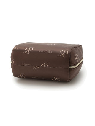 [Bitter] Makeup Cosmetic Bag in Brown, Women Loungewear Bags, Pouches, Make up Pouch, Travel Organizer, Eco Bags & Tote Bags at Gelato Pique USA.