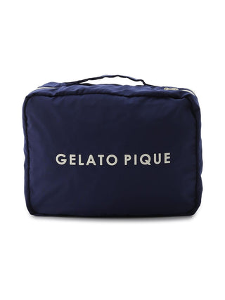 Colorful Medium Pouch Bag in navy, Women Loungewear Bags, Pouches, Make up Pouch, Travel Organizer, Eco Bags & Tote Bags at Gelato Pique USA.