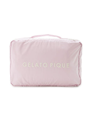 Colorful Large Pouch Bag in lavender, Women Loungewear Bags, Pouches, Make up Pouch, Travel Organizer, Eco Bags & Tote Bags at Gelato Pique USA.