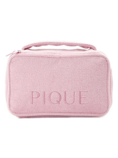 Pile Terry Cloth Cosmetic Pouch gelato pique