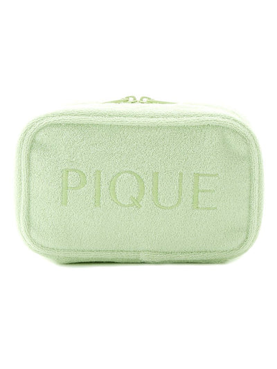 Pile Square Terry Cloth Cosmetic Pouch gelato pique