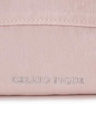 Heart Embroidered Frill Tissue Pouch in PINK, Women Loungewear Bags, Pouches, Make up Pouch, Travel Organizer, Eco Bags & Tote Bags at Gelato Pique USA.