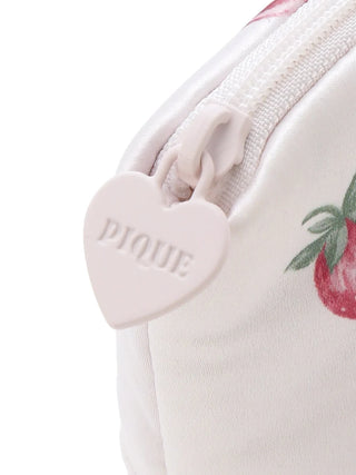 Strawberry Pattern Satin Tissue Purse in PINK, Women Loungewear Bags, Pouches, Make up Pouch, Travel Organizer, Eco Bags & Tote Bags at Gelato Pique USA.