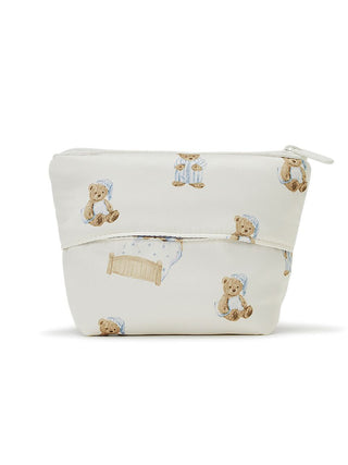 GOOD NIGHT BEAR Motif Pouch