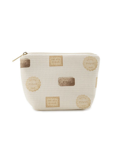 Biscuit Pattern Tissue Pouch gelato pique