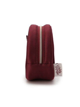 HOLIDAY Compact Make Up Pouch in Red, Women Loungewear Bags, Pouches, Make up Pouch, Travel Organizer, Eco Bags & Tote Bags at Gelato Pique USA