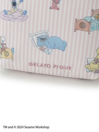 【SESAME STREET】 Character Cosmetic Pouch in Pink, Women Loungewear Bags, Pouches, Make up Pouch, Travel Organizer, Eco Bags & Tote Bags at Gelato Pique USA