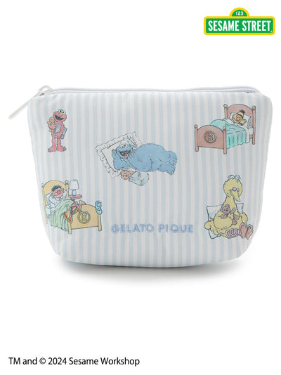 【SESAME STREET】 Character Zipper Pouch gelato pique