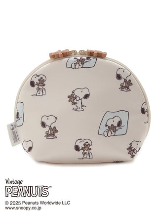 [PEANUTS] SNOOPY×BEAR Patterned Pouch