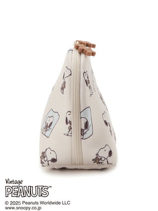 [PEANUTS] SNOOPY×BEAR Patterned Pouch