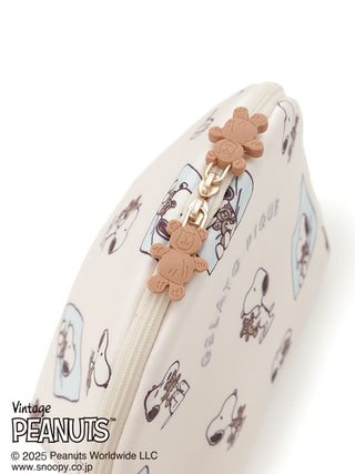 [PEANUTS] SNOOPY×BEAR Patterned Pouch