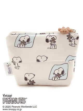 [PEANUTS] SNOOPY×BEAR Patterned Tissue Pouch