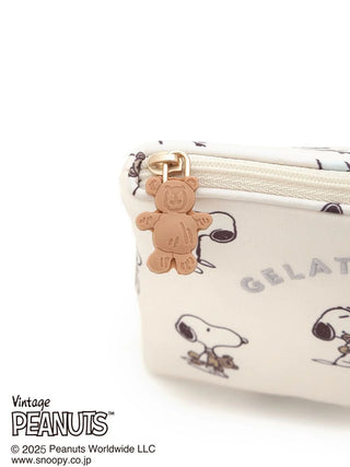 [PEANUTS] SNOOPY×BEAR Patterned Tissue Pouch