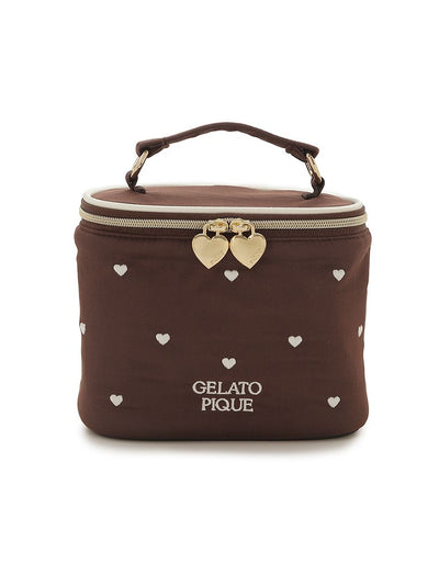 Heart Tulle Vanity Pouch gelato pique