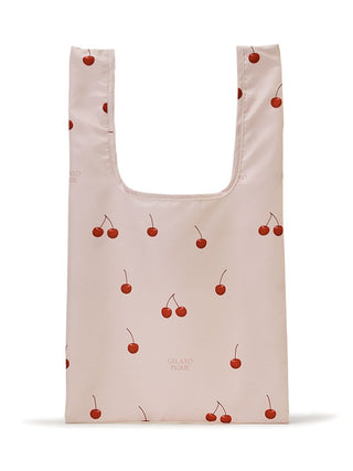 3-pattern reusable tote bag with cherry design, eco-friendly and stylish, perfect for everyday carry.