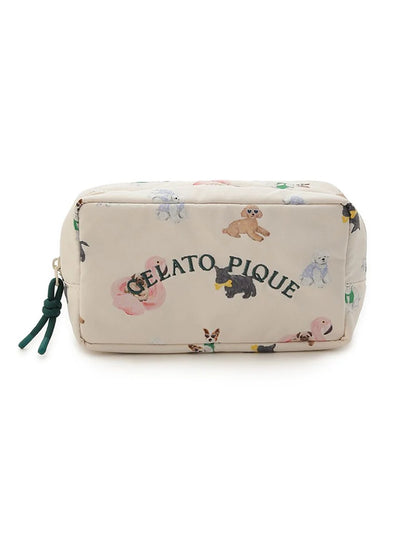Summer Dog Allover Pouch gelato pique