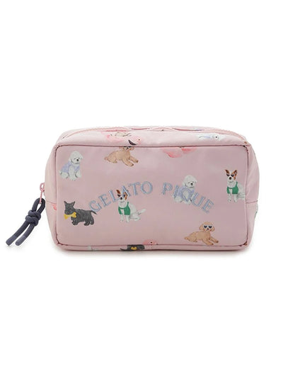 Summer Dog Allover Pouch gelato pique