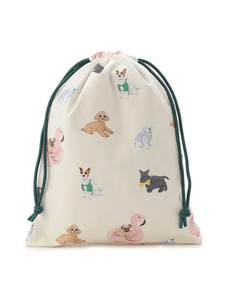 Summer Dog Drawstring Bag Set