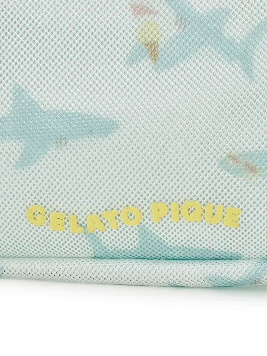Shark Embroidered Pouch