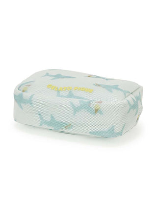 Shark Embroidered Pouch