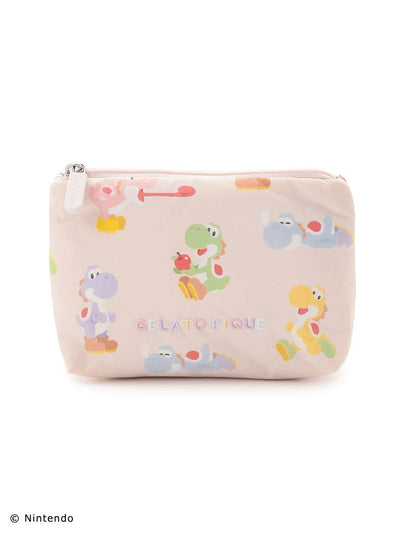 [SUPER MARIO] Toad & Yoshi Pattern Tissue Pouch gelato pique