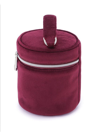 Velour Vanity Pouch with Cherry Charm