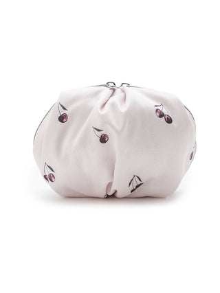 Satin Cherry Pouch