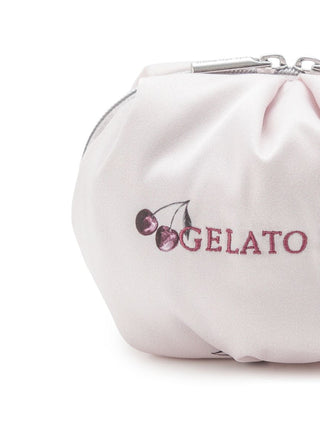 Satin Cherry Pouch