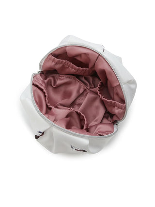 Satin Cherry Pouch