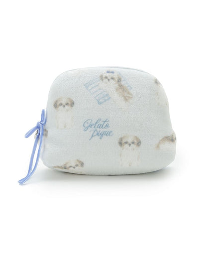 Shih Tzu Pattern Tissue Pouch gelato pique