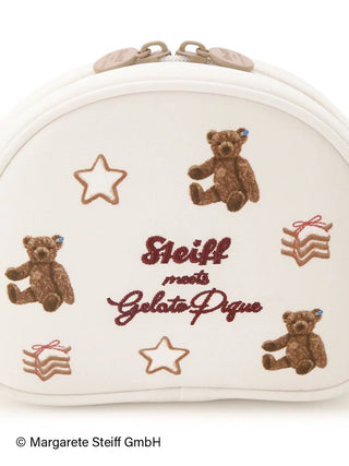 [Steiff] 55PB & Cookies All-over Pouch