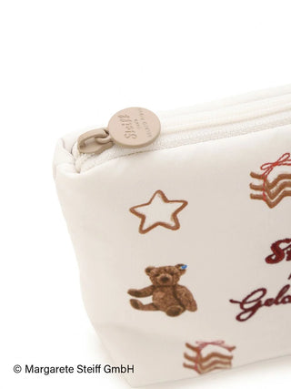 [Steiff] 55PB & Cookies All-over Tissue Pouch