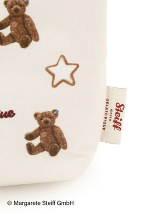 [Steiff] 55PB & Cookies All-over Tissue Pouch