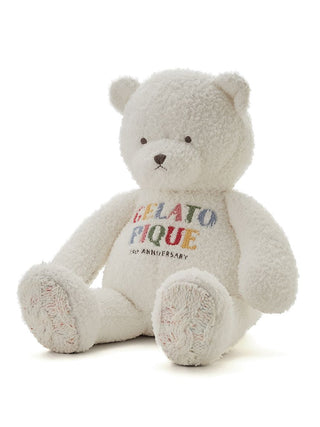 Color Spray X Gelato Bear Plush Toy L in off- white, Cute Plush Toys | Character Toys at Gelato Pique USA