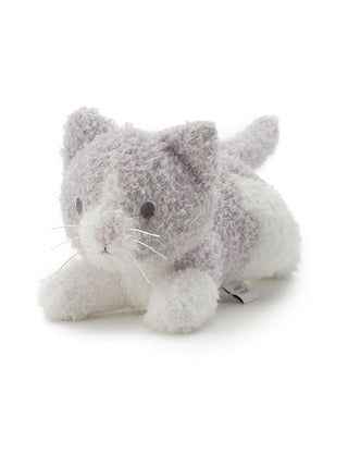 Cat Stuffed Animal Plush Toy in light gray, Cute Plush Toys, Keychain Charm, Character Toys at Gelato Pique USA.