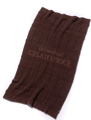 [Bitter] Baby Moco Chocolate Throw Blanket in Brown, Cozy Blanket for Home Lounging | Loungewear Blanket at Gelato Pique USA.