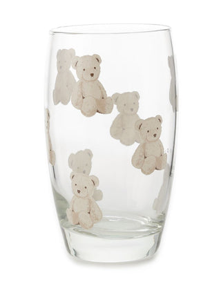 Bear Pattern Drinking Glass in clear, Premium Kitchen Essentials and Accessories at Gelato Pique USA.